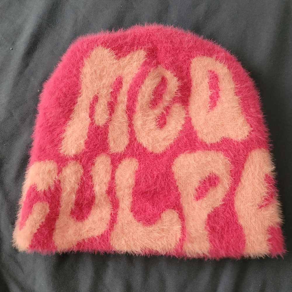 Pink and Cream Beanie
